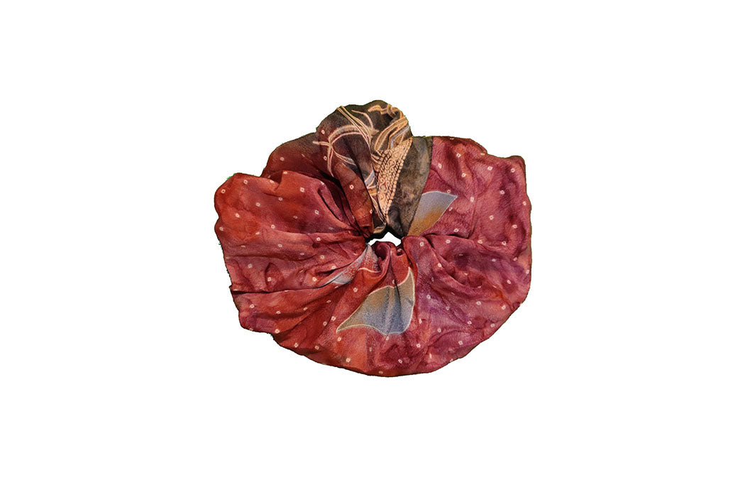 Sari silke scrunchie, one size