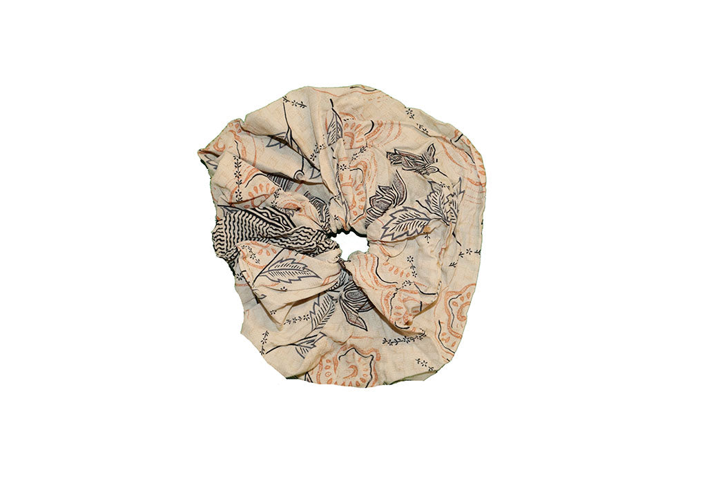 Sari silke scrunchie, one size