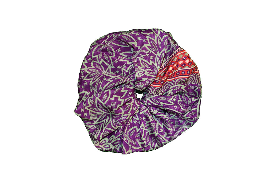 Sari silke scrunchie, one size