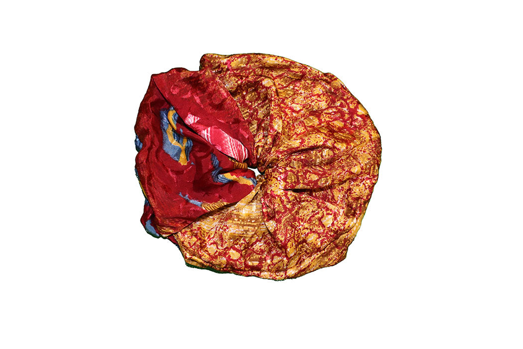 Sari silke scrunchie, one size