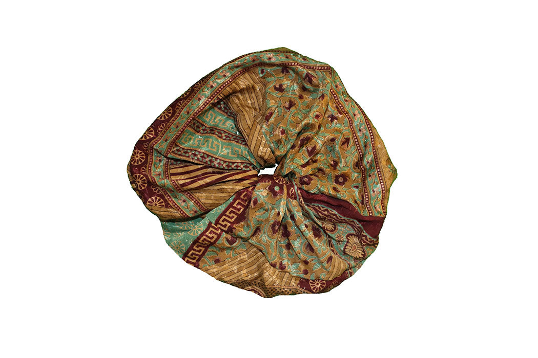 Sari silke scrunchie, one size