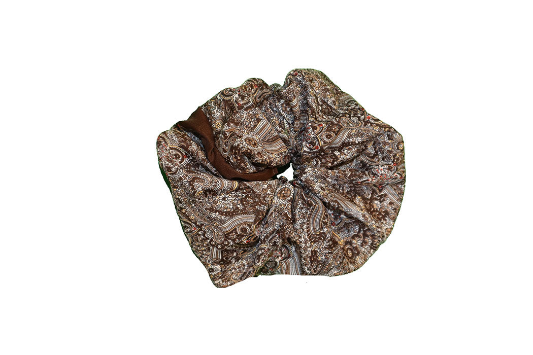 Sari silke scrunchie, one size