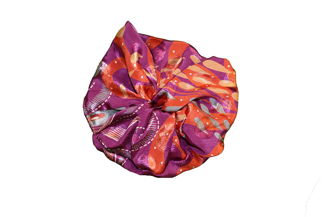 Sari silke scrunchie, one size