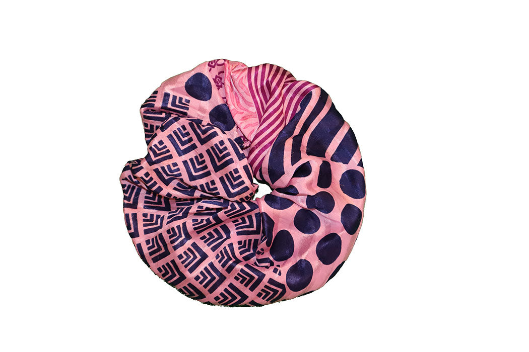 Sari silke scrunchie, one size
