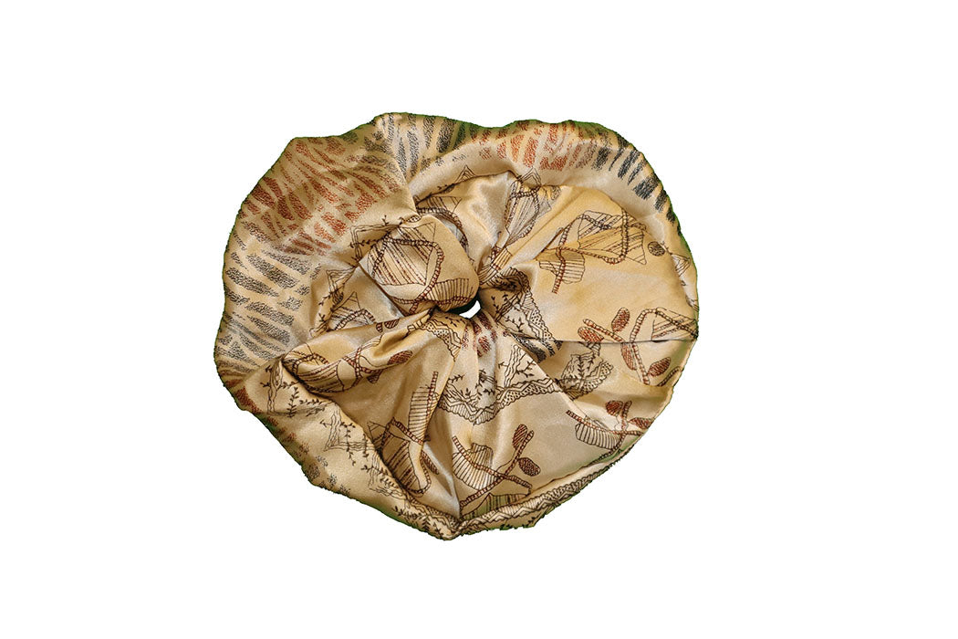 Sari silke scrunchie, one size