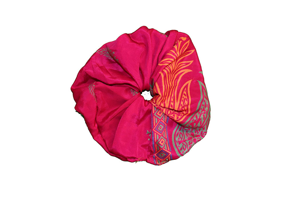 Sari silke scrunchie, one size