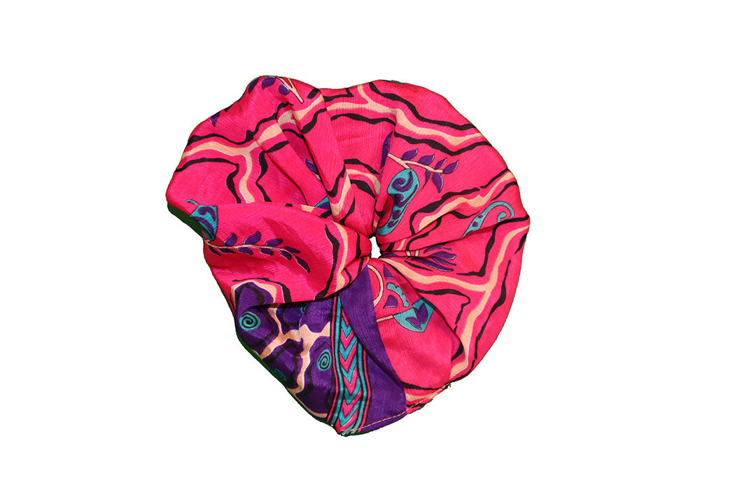 Sari silke scrunchie, one size