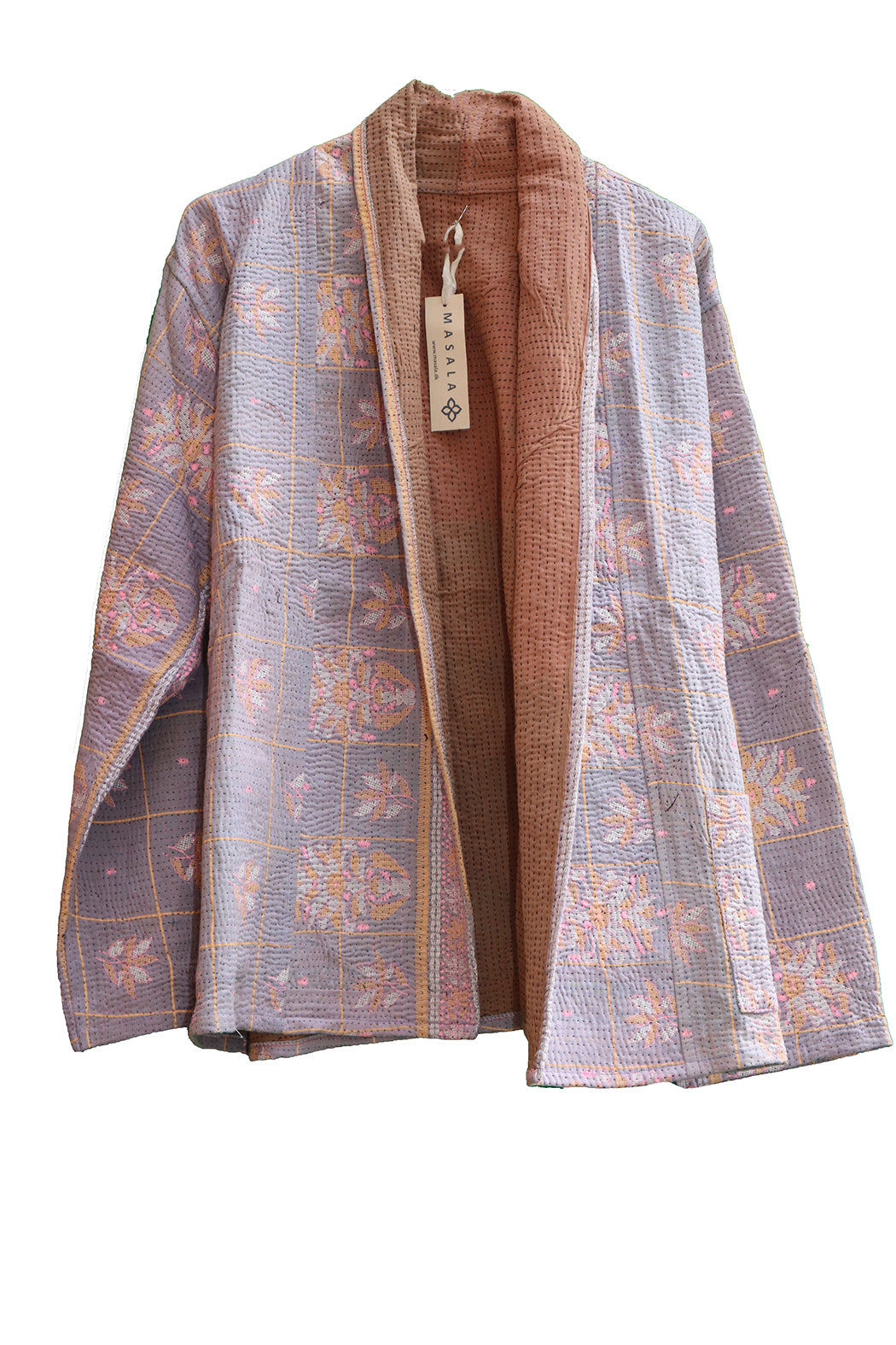 Ally kantha quilt jacket cotton one size