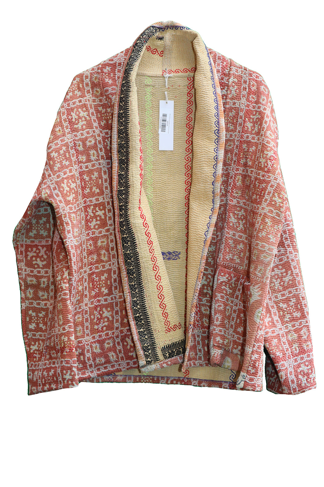 Ally kantha quilt jacket cotton one size