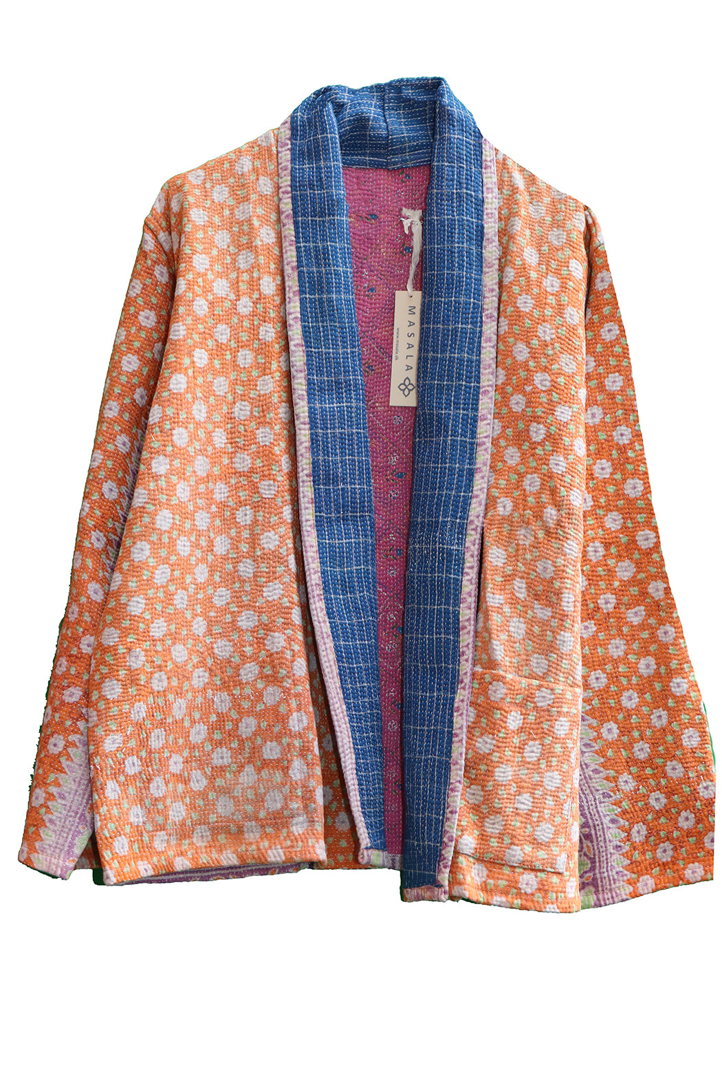 Ally kantha quilt jacket cotton one size