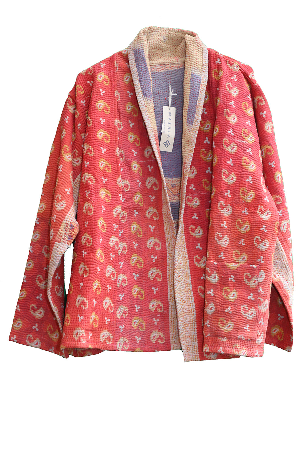 Ally kantha quilt jacket cotton one size