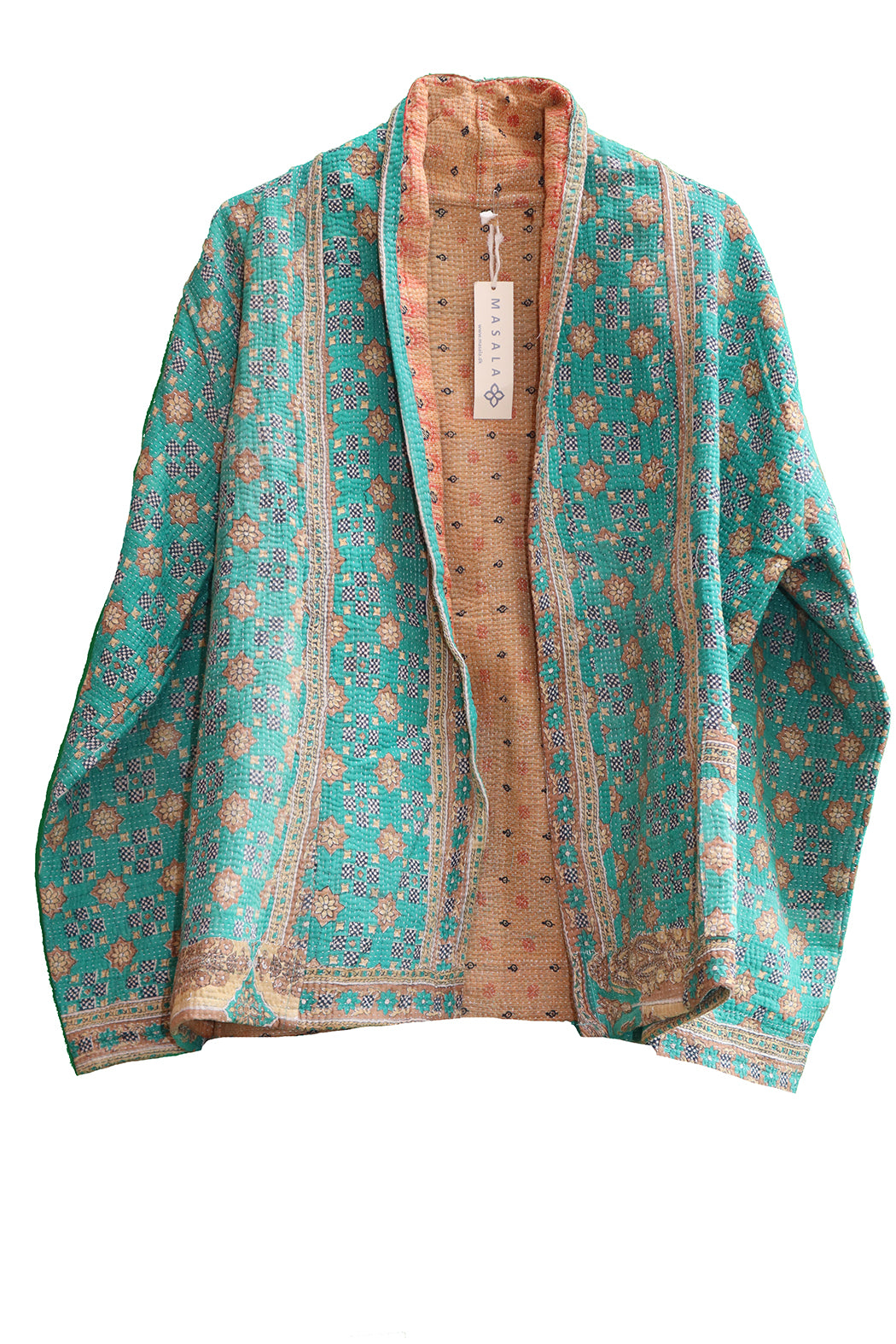 Ally kantha quilt jacket cotton one size