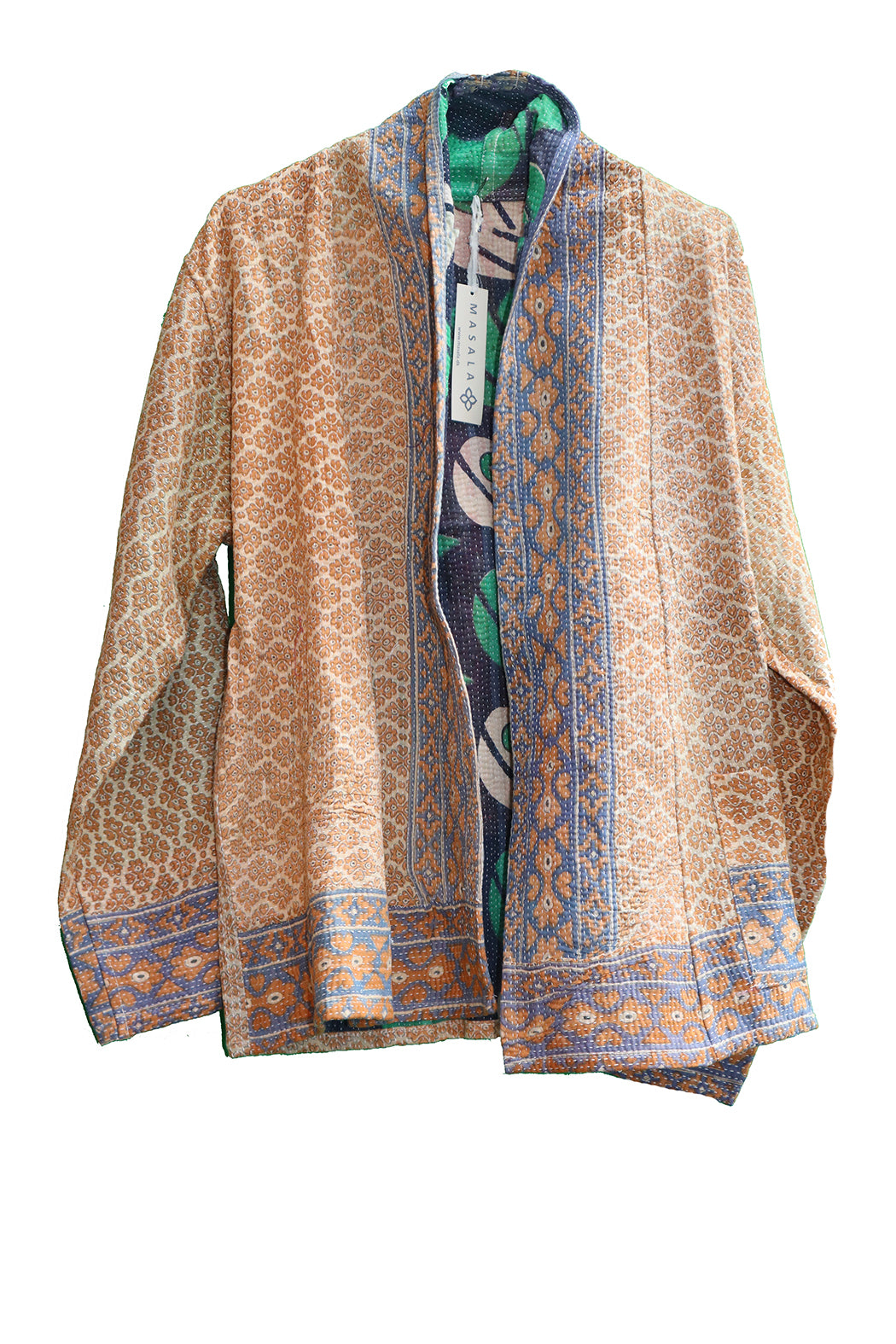 Ally kantha quilt jacket cotton one size