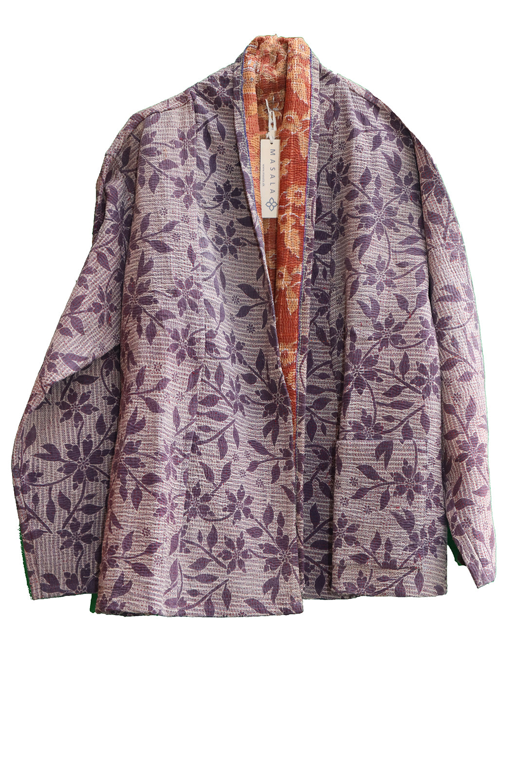 Ally kantha quilt jacket cotton one size