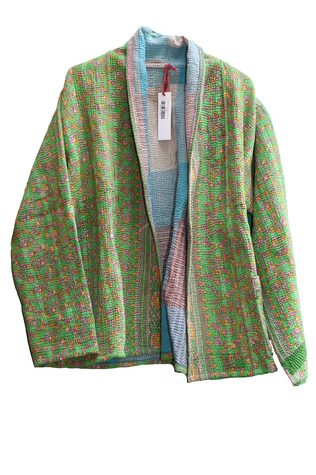 Ally kantha quilt jacket cotton one size