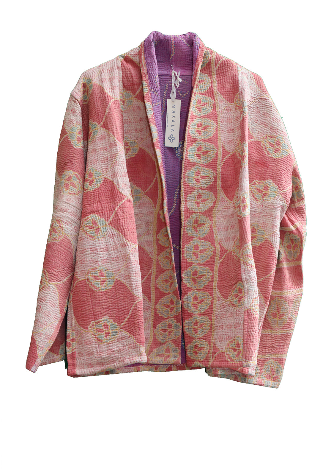 Ally kantha quilt jacket cotton one size