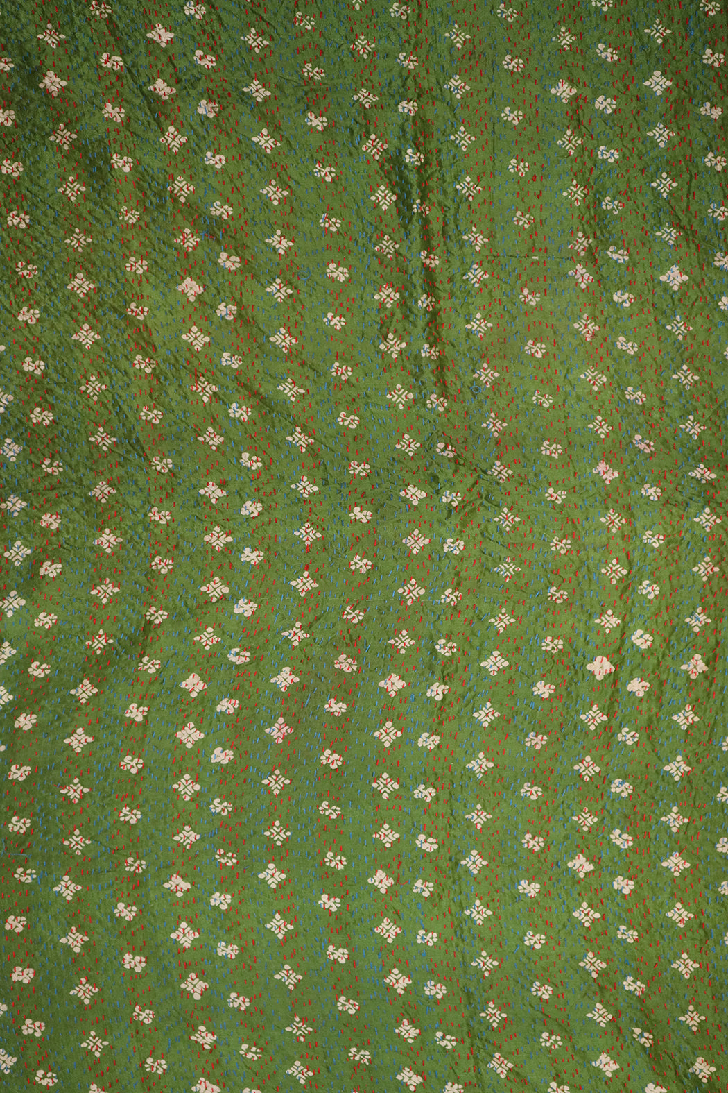 Sari kantha silke tørklæde 85*190 cm