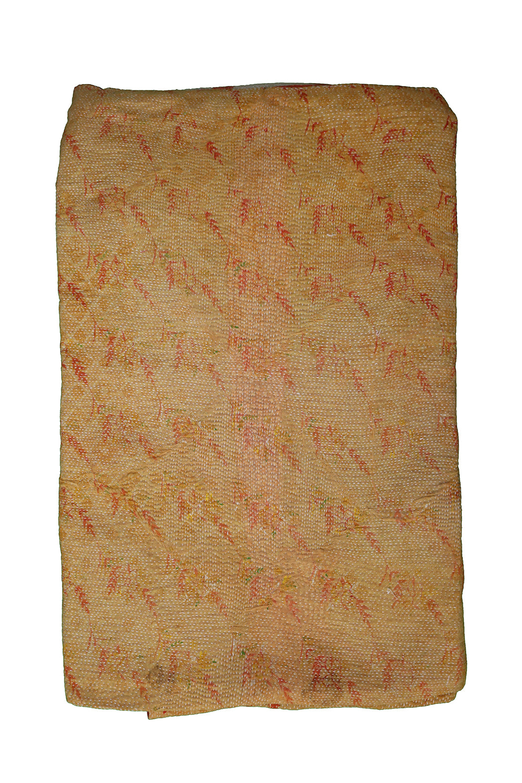 Kantha vintage tæppe ca 140x210 cm, bomuld