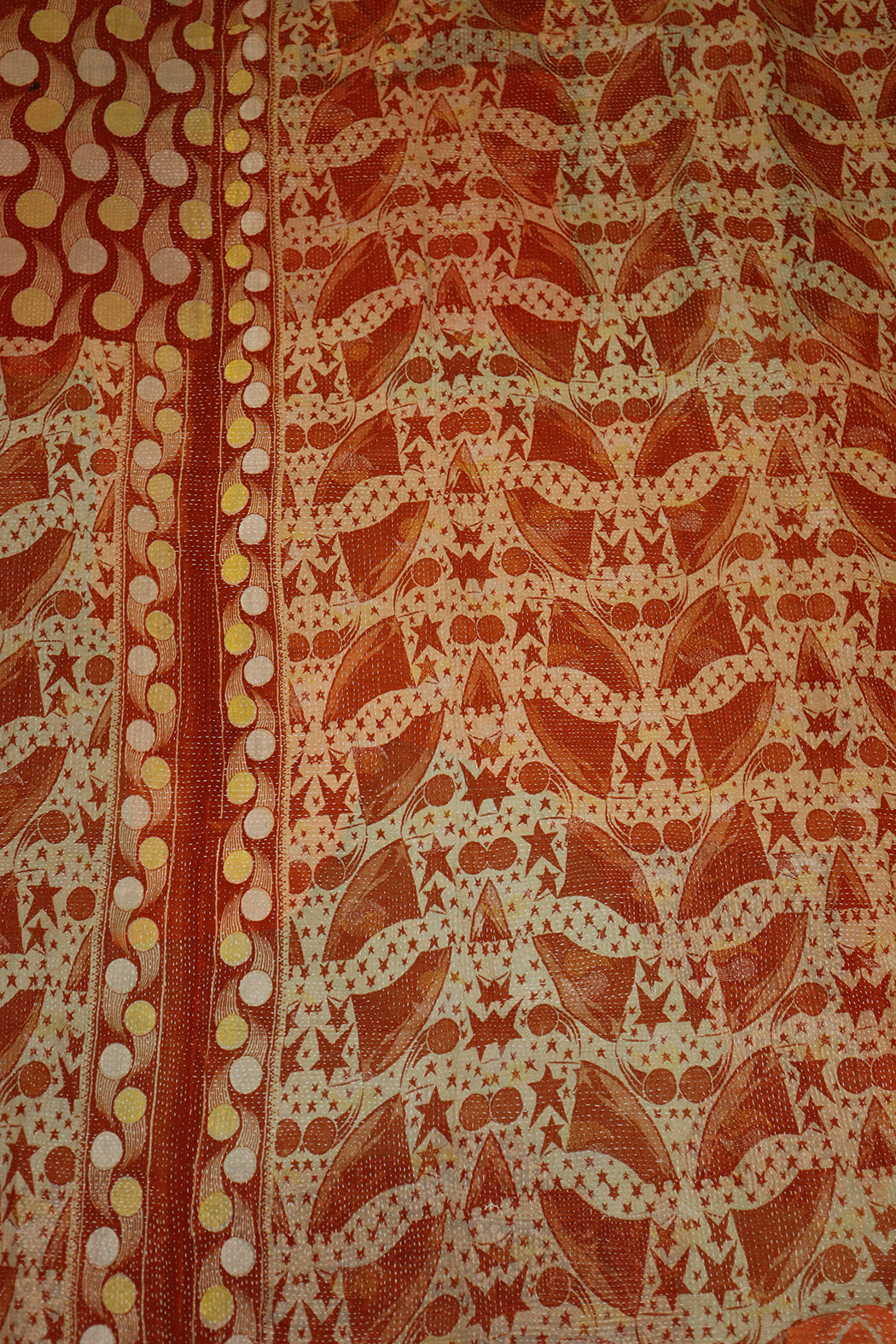 Kantha Vintage Teppich ca. 140x210 cm, Baumwolle