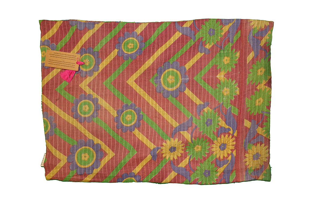 Sari Vintage Kantha Kissen 50*70 cm