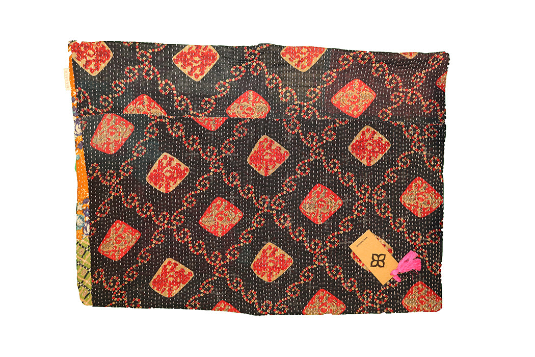 Sari Vintage Kantha Kissen 50*70 cm