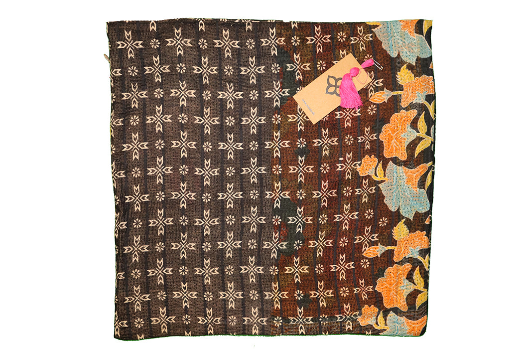 Sari vintage kantha pude 45*45 cm
