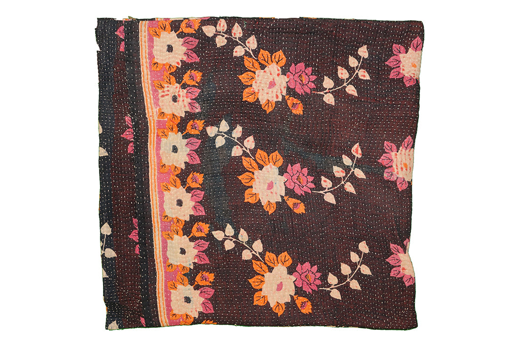 Sari vintage kantha pude 45*45 cm
