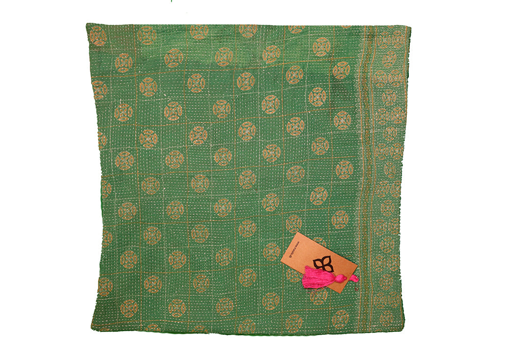 Sari vintage kantha pude 45*45 cm