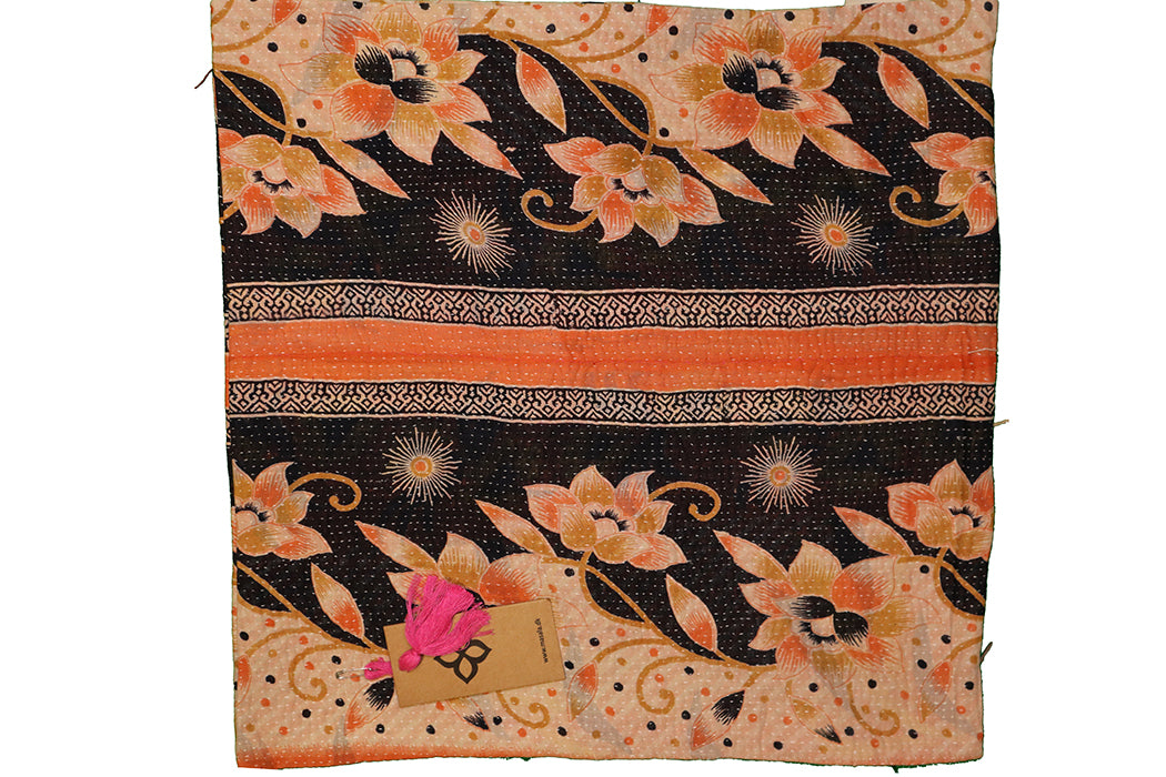Sari vintage kantha pude 45*45 cm