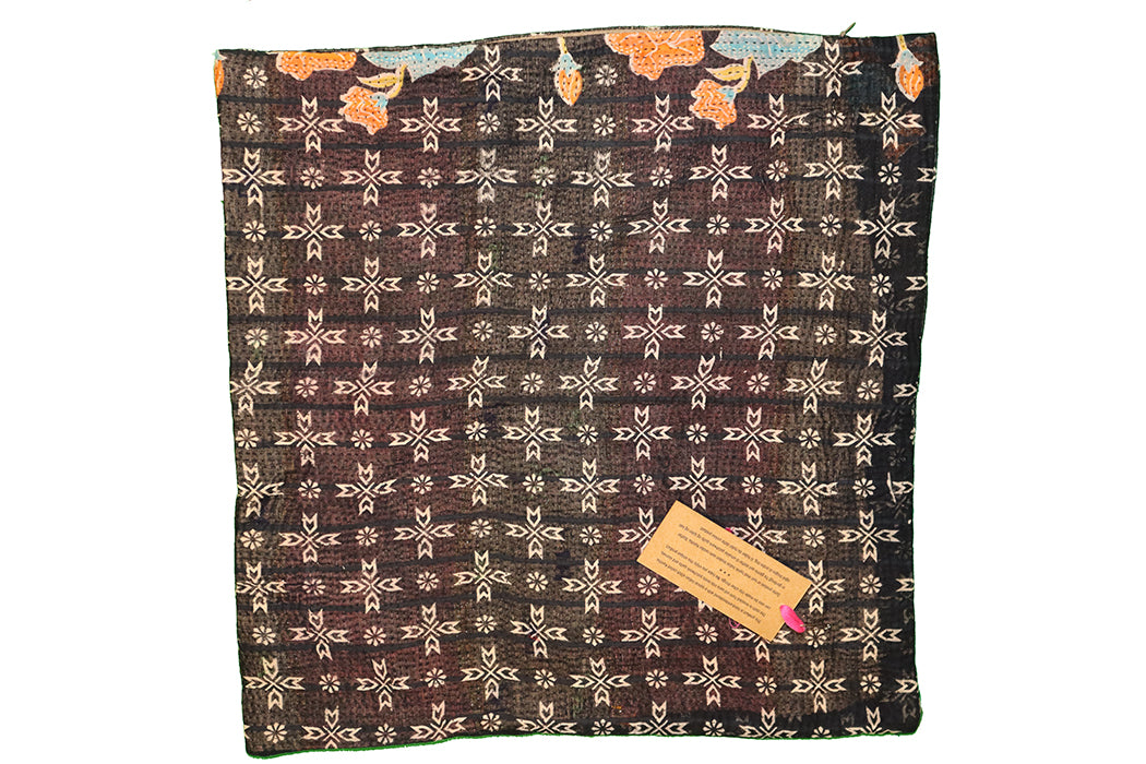 Sari vintage kantha pude 45*45 cm