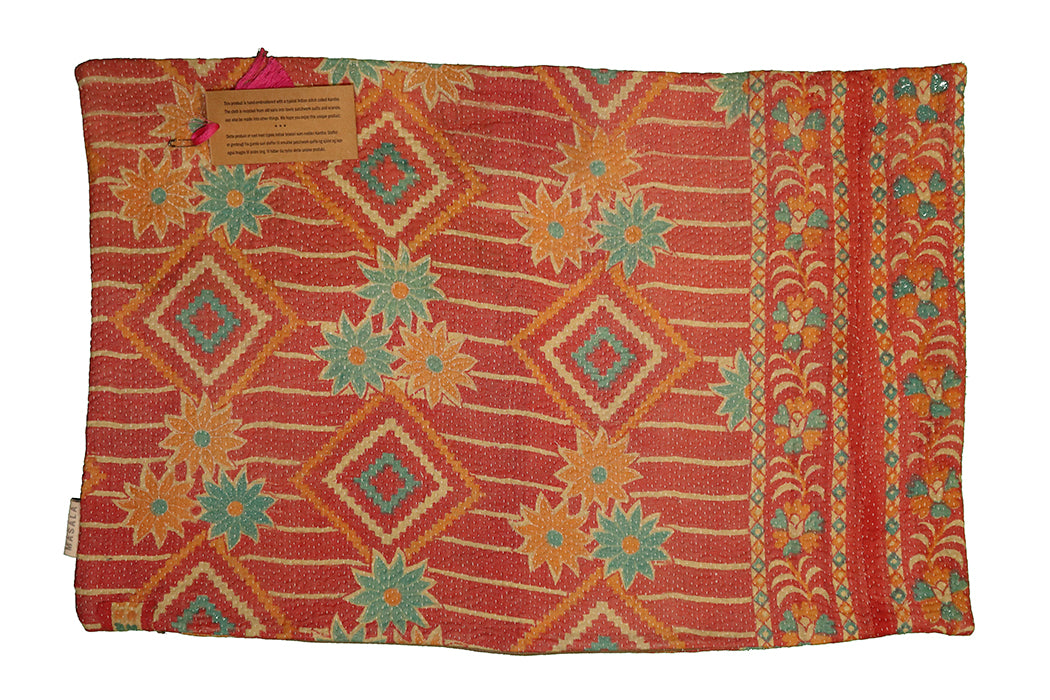 Sari vintage kantha pude 40*60 cm