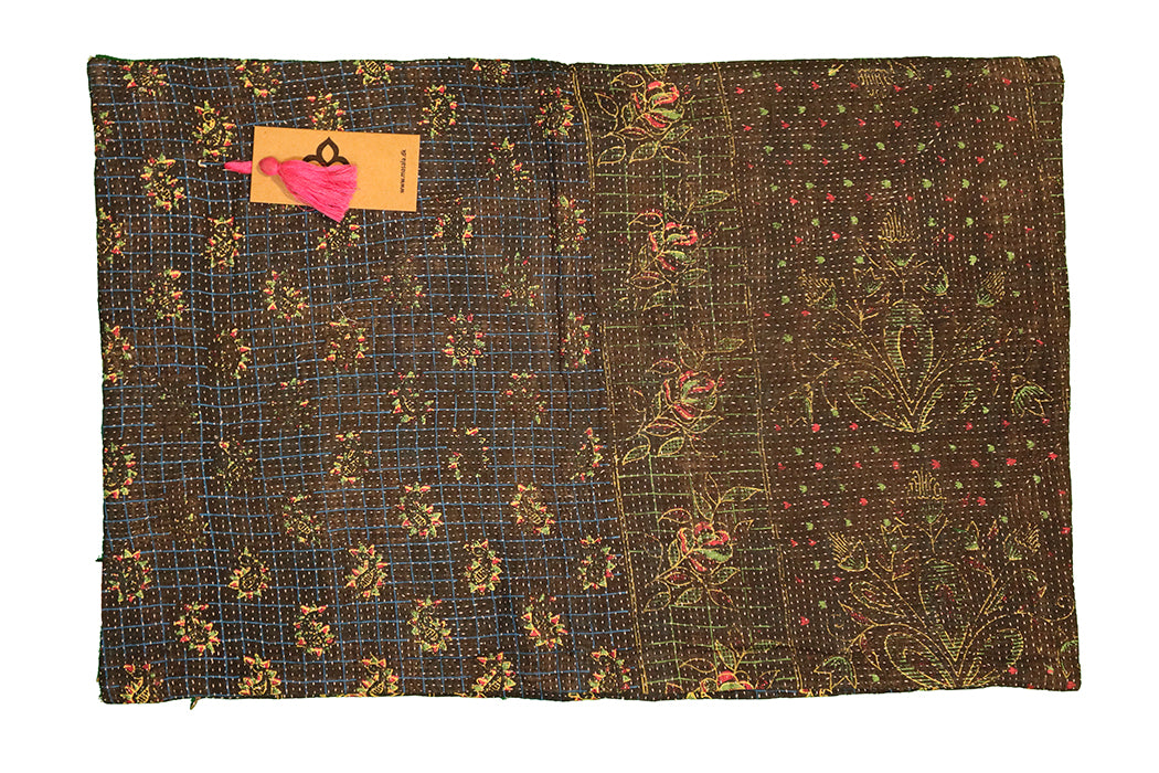 Sari vintage kantha pude 40*60 cm