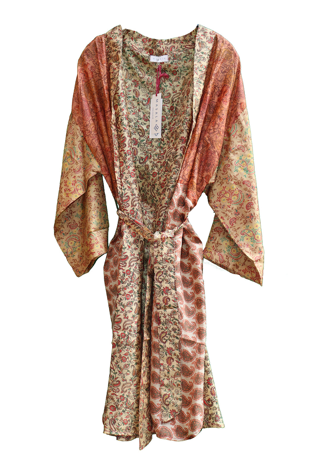 Alma vintage sari silk kimono