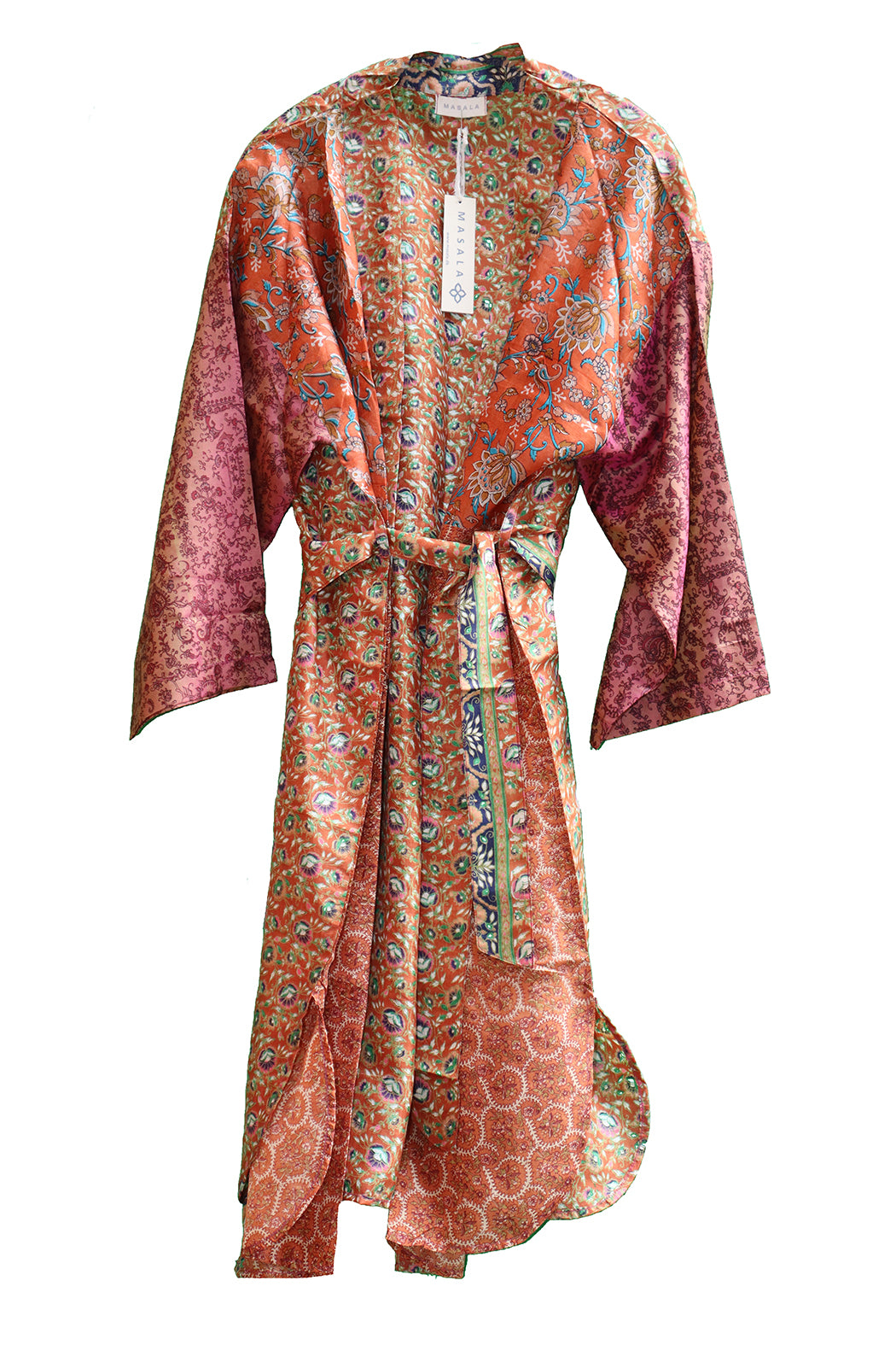 Alma vintage sari silk kimono