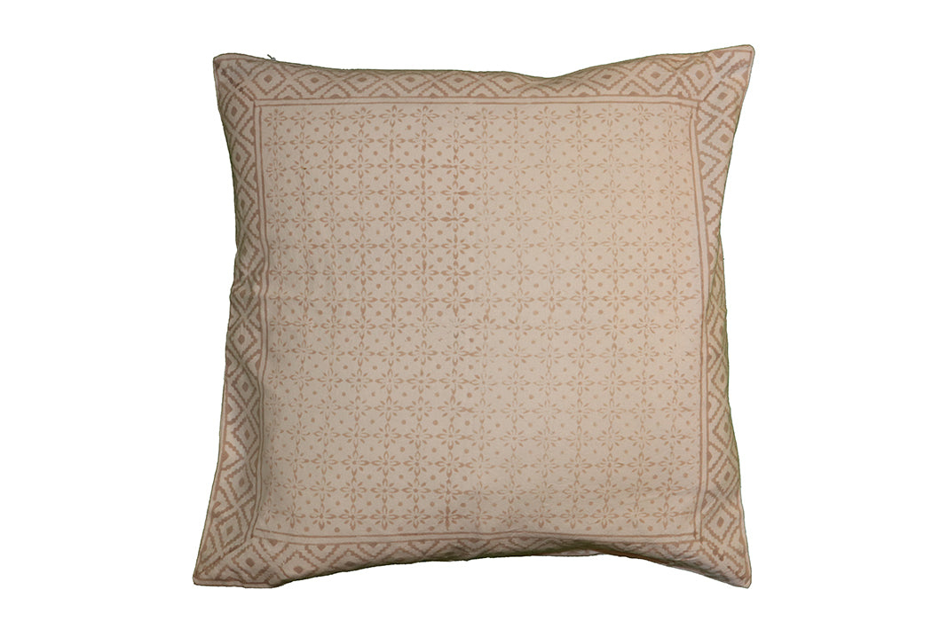 Block print cushion 45*45 cm