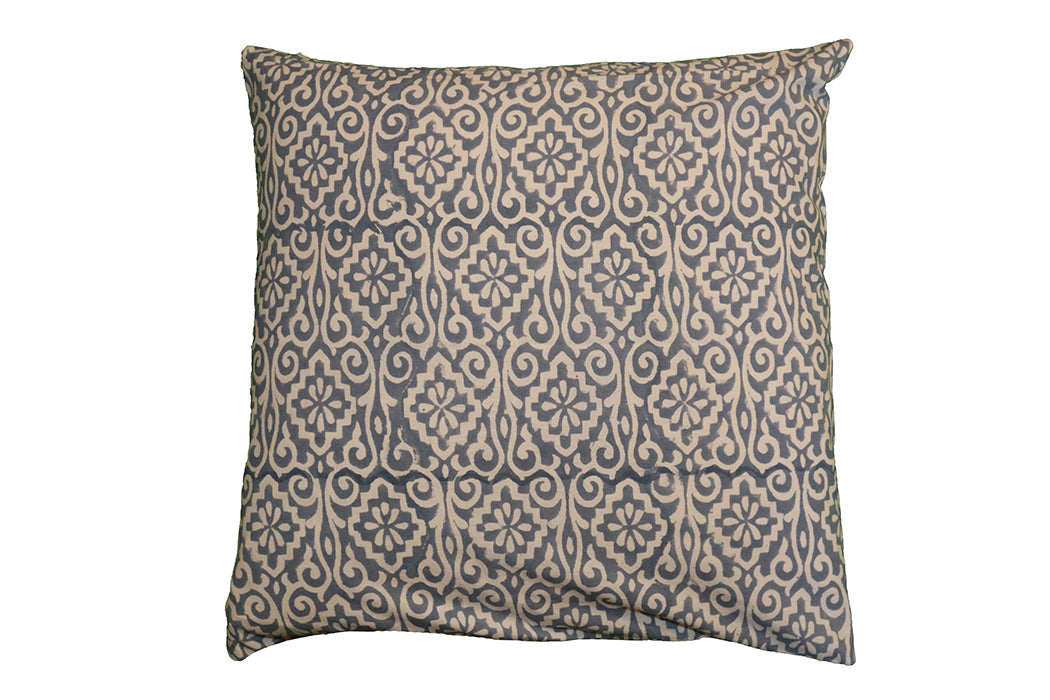 Block print cushion 45*45 cm