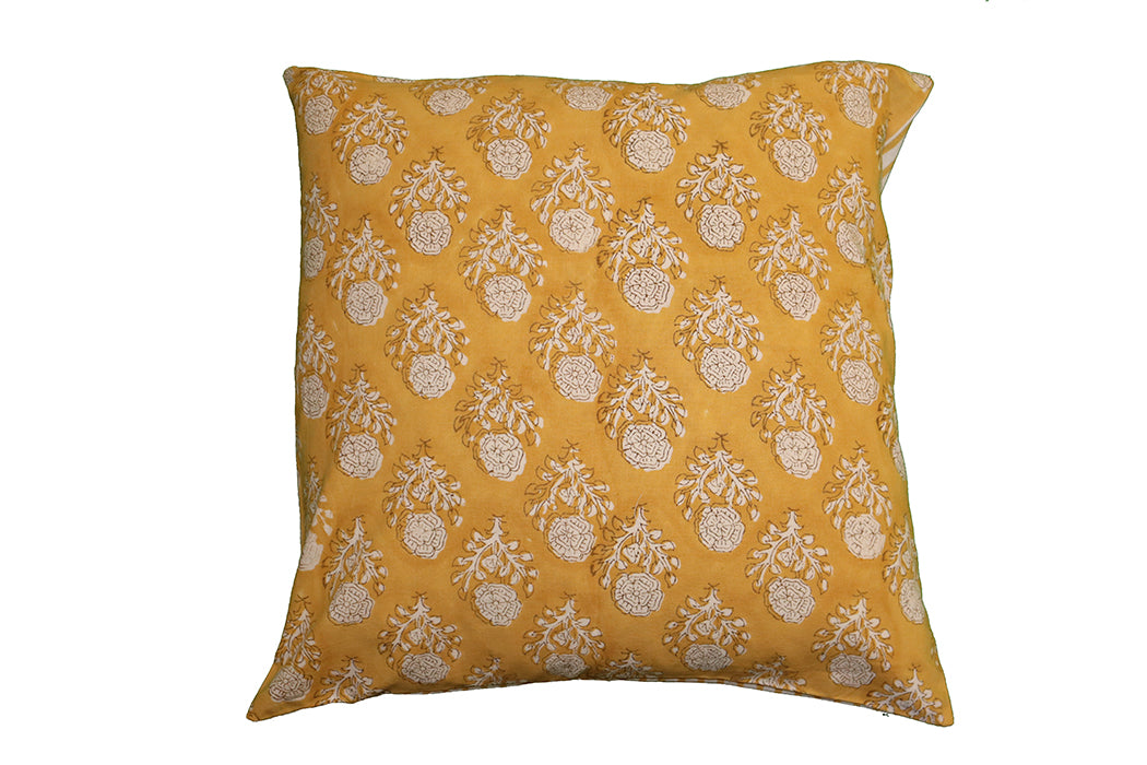 Block print cushion 45*45 cm
