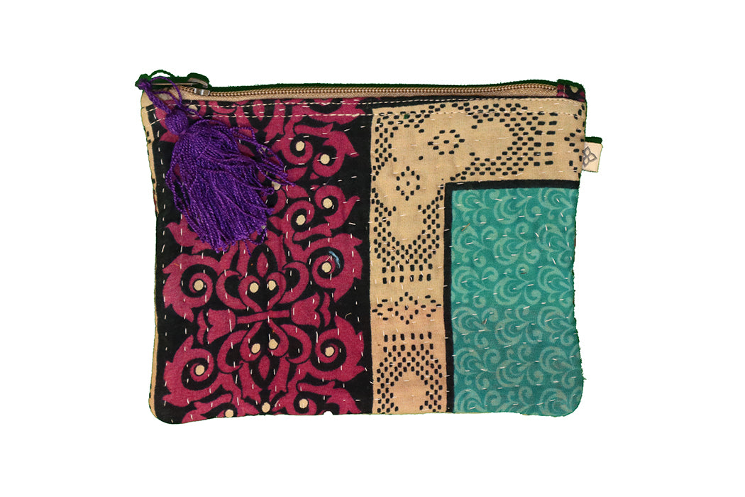 Kantha sari pung 14*19 cm