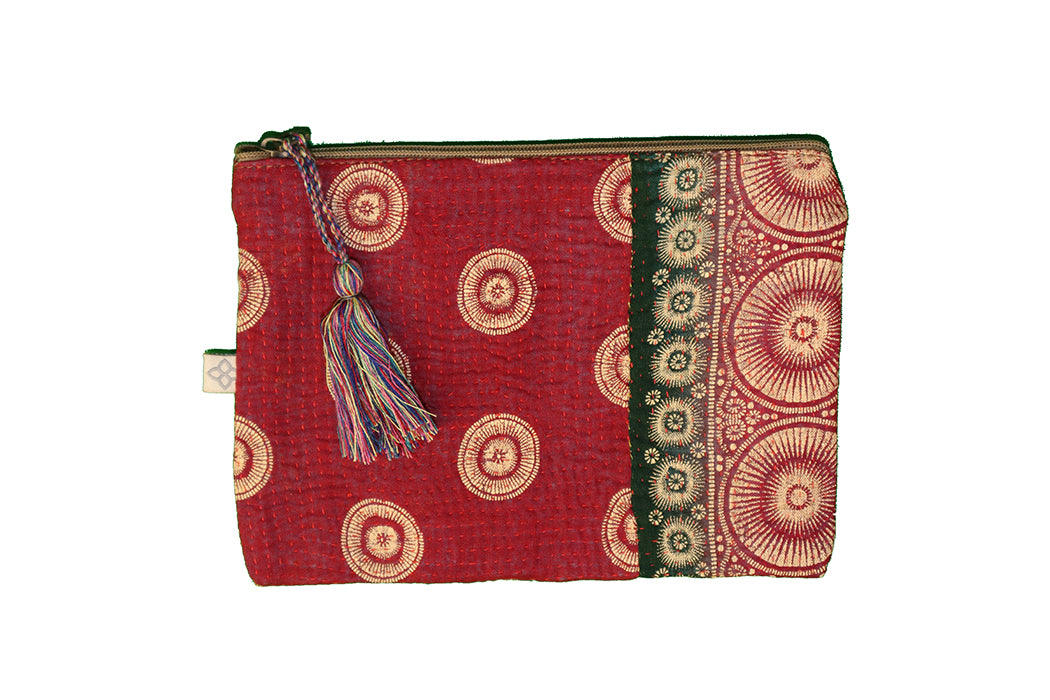 Kantha sari pung 14*19 cm