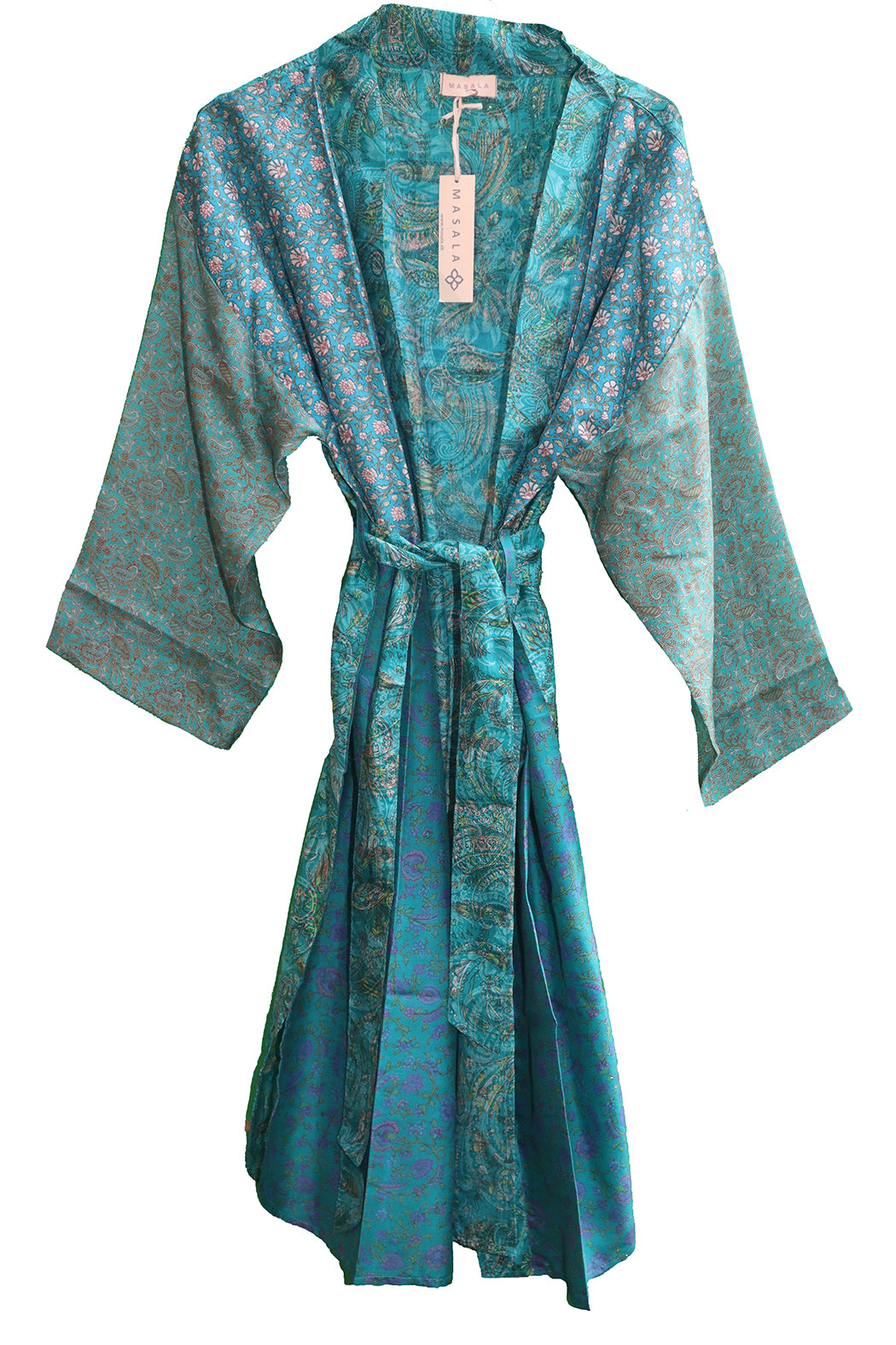 Alma vintage sari silk kimono