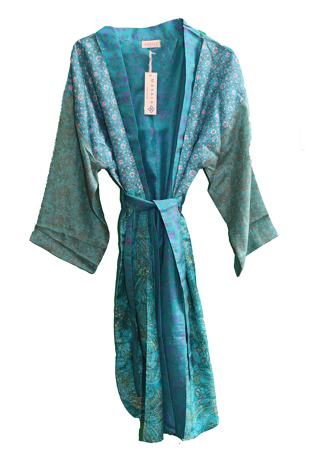 Alma vintage sari silk kimono