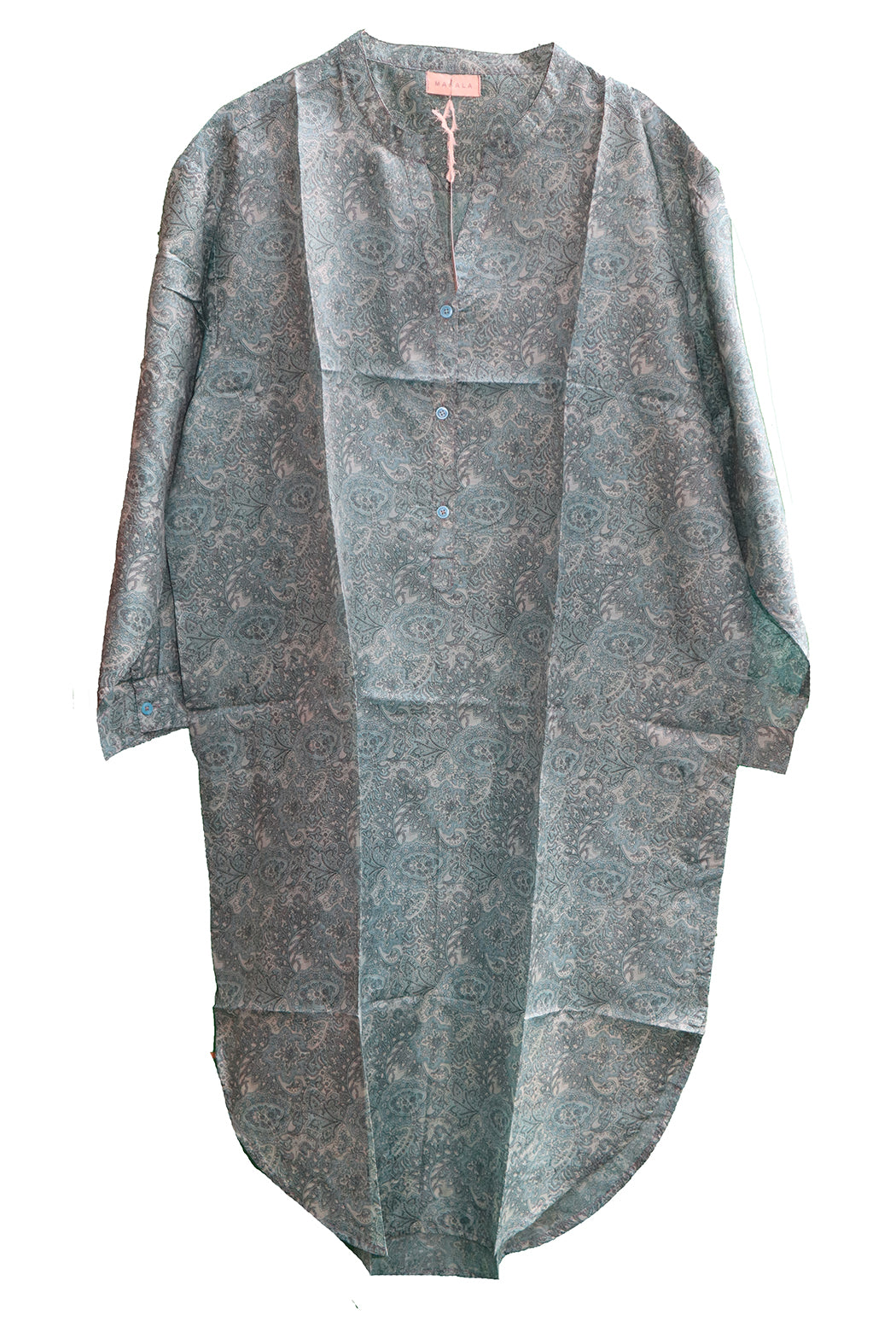 Bondi vintage sari silke skjorte