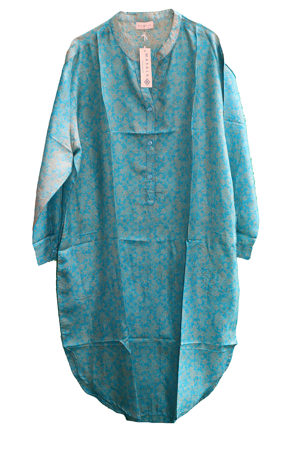 Bondi vintage sari silke skjorte