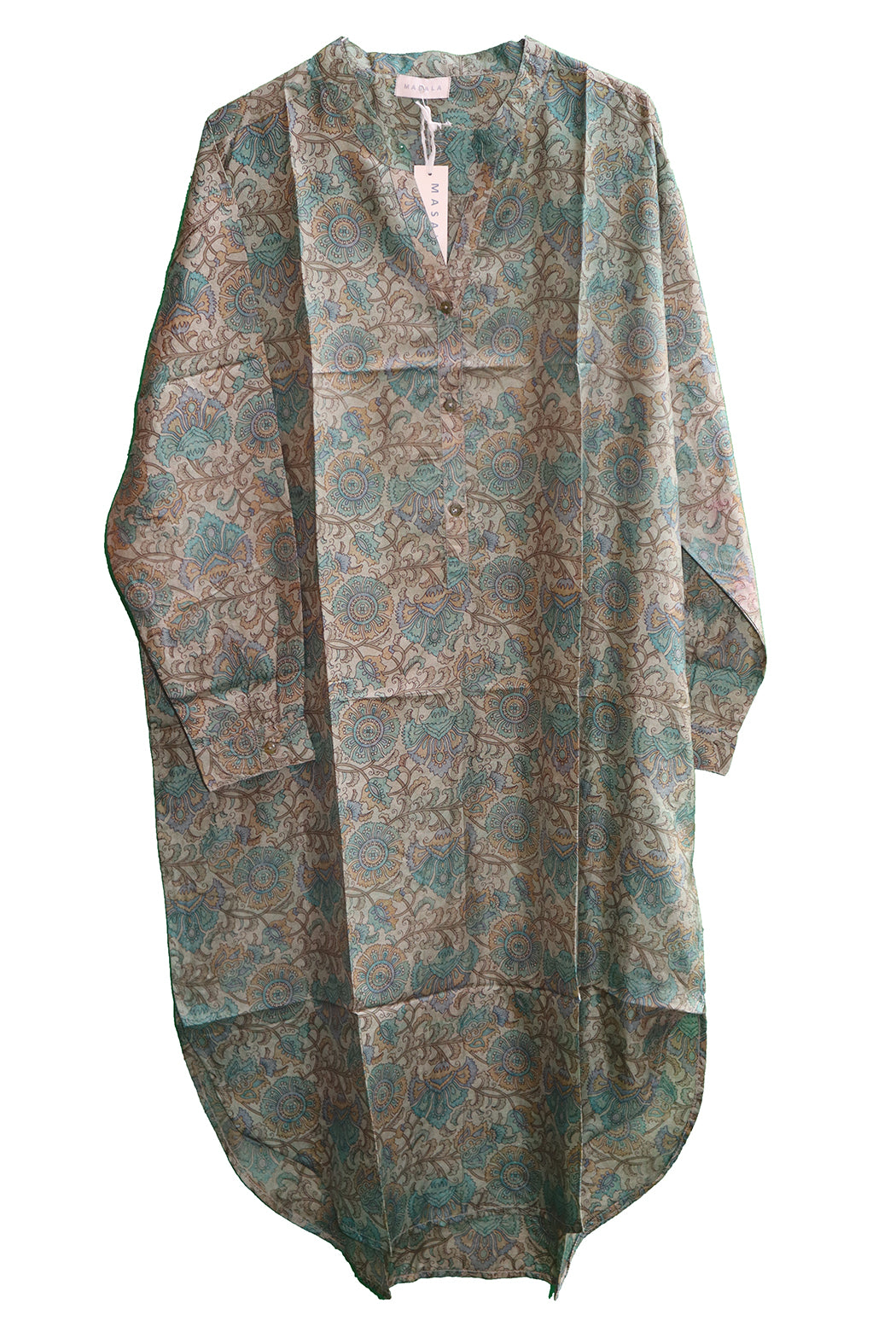 Bondi vintage sari silke skjorte