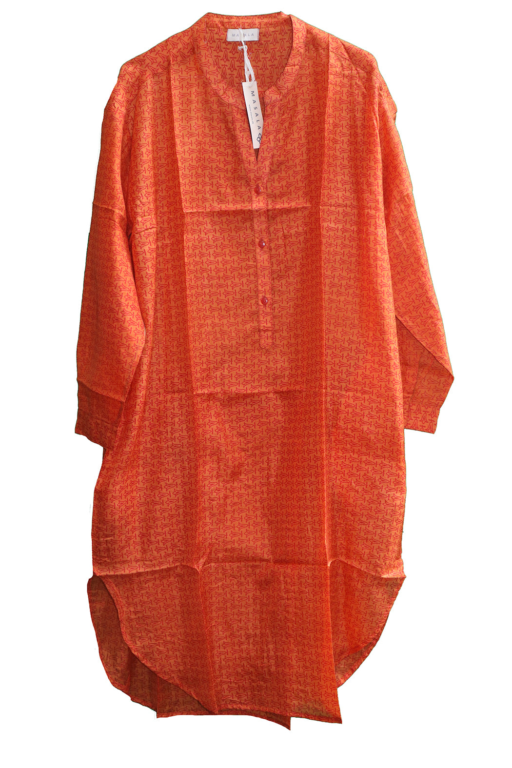 Bondi vintage sari silke skjorte