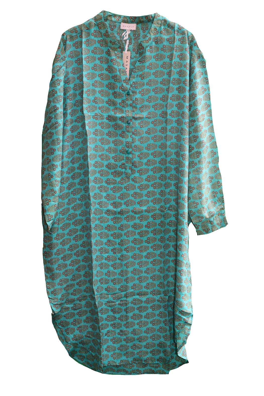 Bondi vintage sari silke skjorte