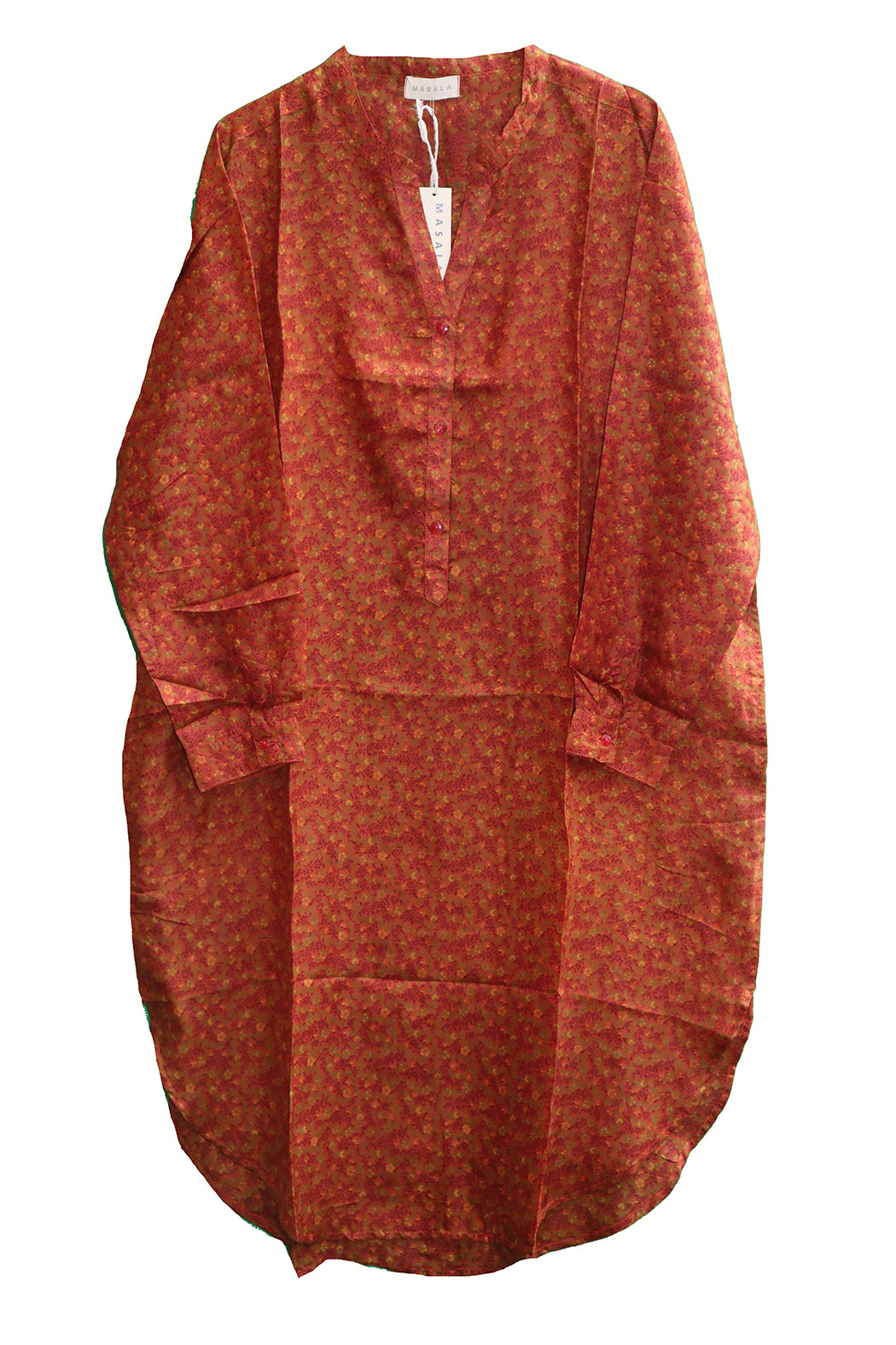 Bondi vintage sari silke skjorte