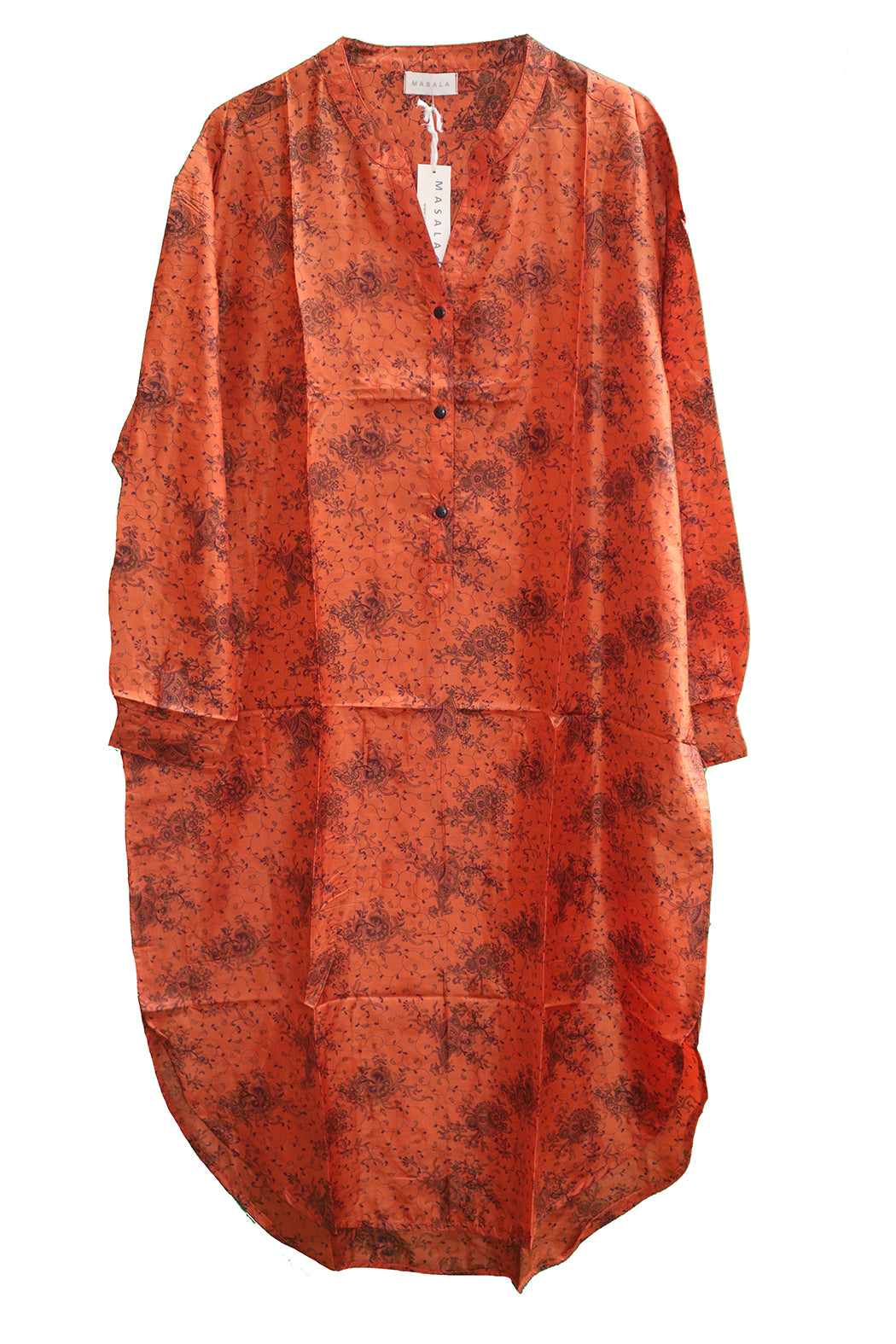 Bondi vintage sari silke skjorte