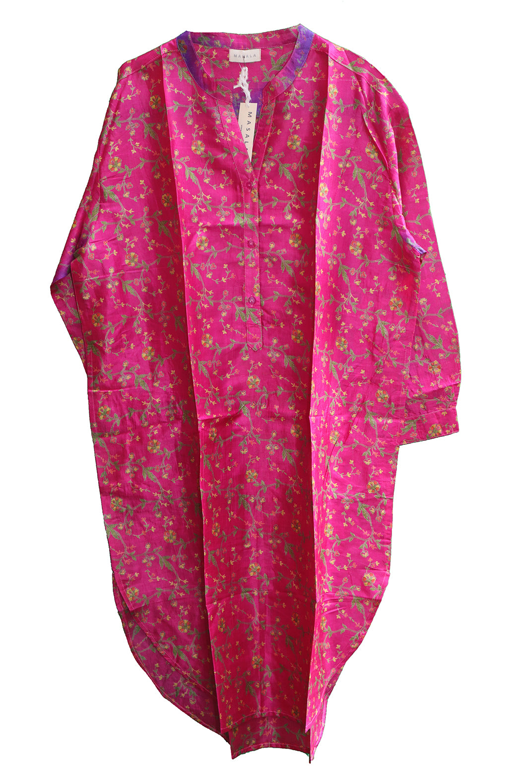 Bondi vintage sari silke skjorte