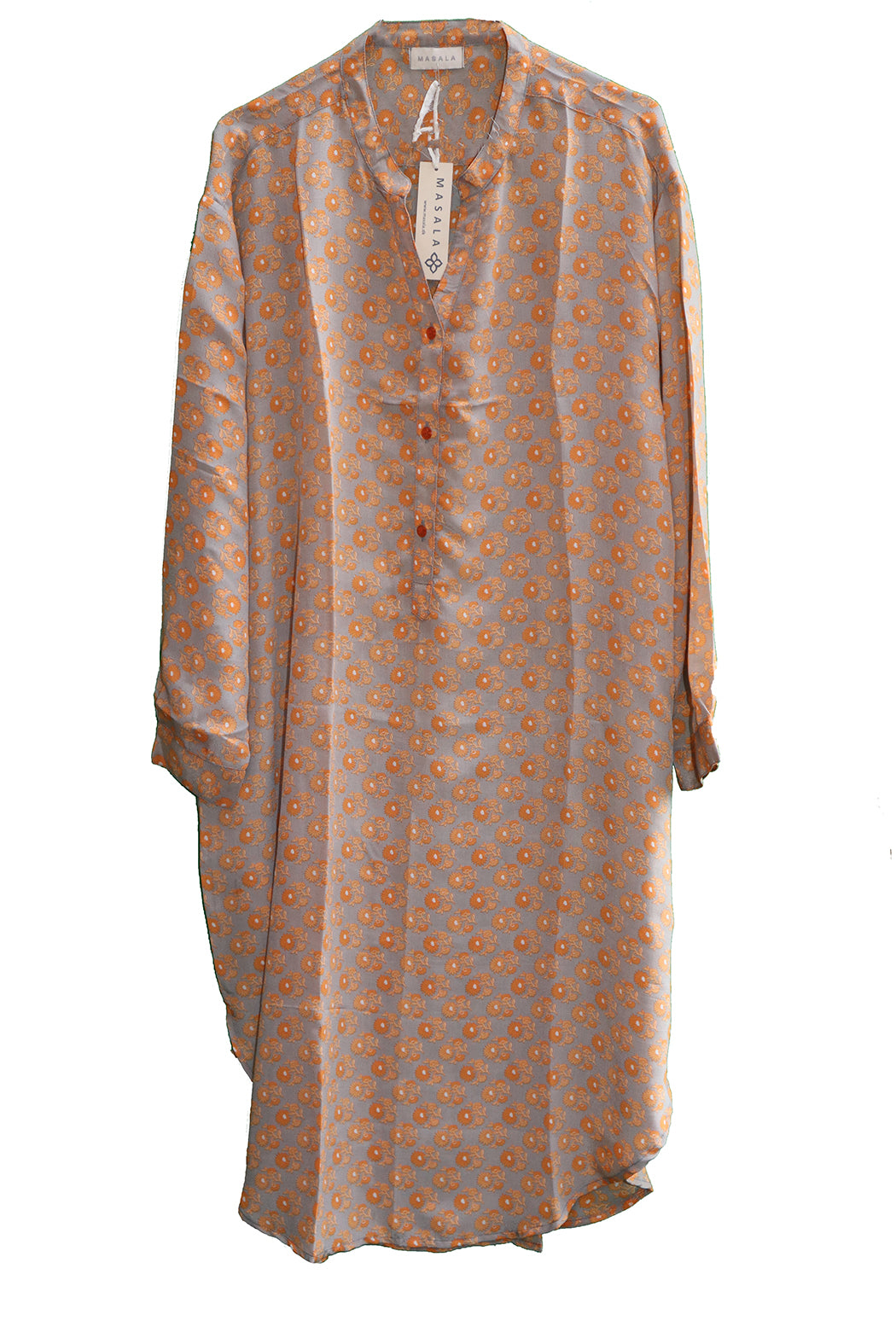 Bondi vintage sari silke skjorte